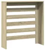 vidaXL Obloženie radiátora Sonoma dub 78x20x82 cm materiál Náhľad obrázku produktu 4
