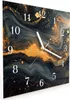 Wanduhr aus Glas mit Motiv Abstrakter Wirbel- 30 x 30 cm - Produktbild-Vorschau 2