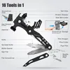16 v 1 multifunkční nástroj Multitool černý kompaktní 3CR13 Náhled obrázku produktu 3
