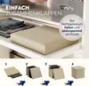 CASARIA® Hocker mit Stauraum Faltbar Deckel Gepolstert Produktbild-Vorschau 4
