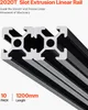 SucceBuy 10er Set Aluprofil 1200mm Nutenprofil 2020 Produktbild-Vorschau 2