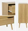 sweeek - Kommode mit Holzdekor, 4 Schubladen - Eschenlook Produktbild-Vorschau 3