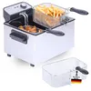 Sommertal XXL Doppel-Fritteuse mit Öl oder Fett – 3 Körbe, Produktbild-Vorschau 1
