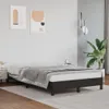 vidaXL Bettgestell Schwarz 120x200 cm Kunstleder Produktbild-Vorschau 2