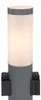 LED Sockelleuchte, Edelstahl, 2x Steckdose, H 45 cm Produktbild-Vorschau 6