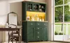 Premium Küchenschrank Buffetschrank Landhaus, 104x40x180cm Produktbild-Vorschau 6