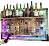 Hängende Wandregal mit LED RGB Beleuchtung bar nach Hause Produktbild-Vorschau 2
