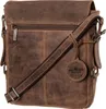 Greenburry Umhängetasche Leder Herren Damen braun VINTAGE Produktbild-Vorschau 31