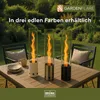 Fuoco da tavolo GARDENFLARE - colonna fuoco in acciaio inox Anteprima dell’immagine prodotto 5