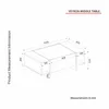 Skye Decor, Veyron - Travertine, grès, table basse, Voir les images du produit 10