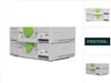 A collage of images showing Festool Systainer toolboxes. Podgląd zdjęcia produktu