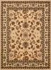 A top-down view of a rectangular rug with a traditional floral pattern. Produktbild-Vorschau