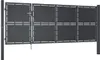 vidaXL Gartentor aus Stahl 350 x 125 cm Anthrazit Produktbild-Vorschau 1