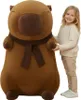 Mascotte grande peluche giocattolo capibara con sciarpa 100 Anteprima dell’immagine prodotto 1