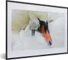MuchoWow® MuchoWow® Gerahmtes Poster Schwan - Küken - Makro Produktbild-Vorschau 1