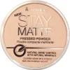 A close-up view of a Rimmel London Stay Matte Pressed Powder compact. Náhled obrázku produktu