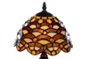 Birendy Tischlampe  Tiffany Waben Steine Tiff156 Motiv Produktbild-Vorschau 2