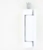 A white hinge on a white background. Produktbild-Vorschau