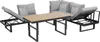 greemotion Loungegruppe San Jose grau, anthrazit Holz, Produktbild-Vorschau 3