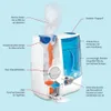 Diagram of a Wick Warmdampf-Luftbefeuchter showing its internal components and features. Podgląd zdjęcia produktu