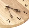 Wanduhr 30x30cm aus Massivholz, lautlos, batteriebetrieben, Produktbild-Vorschau 2