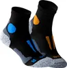 Uni Quarter Lauf- & Funktionssocken, 2 Paar  - Schwarz-Blau Produktbild-Vorschau 1