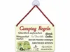 Kulthänger Blechschild Camping Regeln KH 081 Produktbild-Vorschau 2