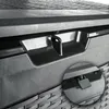 Close-up of a lock on a plastic storage box. Produktbild-Vorschau