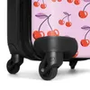 NoBoringSuitcases.com® Großer Koffer - Lila mit roten Produktbild-Vorschau 6