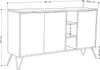 Skye Decor, Clara Console - Anthracite, Light Mocha, Produktbild-Vorschau 5