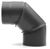Raik Basic Rauchrohrbogen 150mm gussgrau 0–90° ohne Tür für Produktbild-Vorschau 6