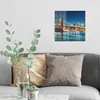 DEQORI Glasbild Echtglas 30x30 cm 'Lichter von Brooklyn' Produktbild-Vorschau 3