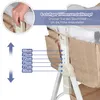 Babybett mit Wickeltisch 6-stufig verstellbares Produktbild-Vorschau 7