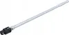 A silver and black flexible T-handle socket wrench extension bar is shown against a white background. Anteprima dell’immagine prodotto