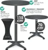 KESSER® 2in1 Stehtisch Bistrotisch Aluminium Produktbild-Vorschau 4