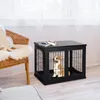 PawHut Cage pour chien animaux cage en bois MDF classe E1 3 Voir les images du produit 2