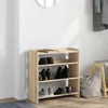 vidaXL Botník Sonoma dub 60x25x62 cm Materiál na bázi dřeva Náhled obrázku produktu 3