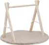 LuMali BABY GYM dřevěná hra s béžovou hrací podložkou hrací Náhled obrázku produktu 7