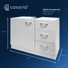 CASARIA® Badmöbel Set 3-tlg Waschbeckenunterschrank mit 3 Produktbild-Vorschau 6