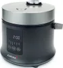 A digital rice cooker with a silver lid and black body, displayed against a white background. The cooker has a digital display showing '2:00' and touch buttons for functions like 'Rice', 'Soup', 'Steam', and 'Warm'. The brand 'KORONA' is visible on the fro Anteprima dell’immagine prodotto