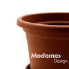 BigDean 4 Stück Blumentopf mit Untersetzer rund ø 20 cm Produktbild-Vorschau 5