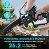 8 Zoll Bürstenlose Elektrische Kettensäge – Garten- und Produktbild-Vorschau 6