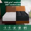NicePlus 2-in-1 Topper, 120x200x7 cm, traagschuim met 5 Productafbeelding-voorbeeld 2