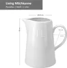 Milchkanne 1 L Porzellan weiß 19 x 9,5cm Getränke servieren Produktbild-Vorschau 5