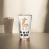 Mr. & Mrs. Panda Glas Lama König - Transparent - Geschenk, Produktbild-Vorschau 3