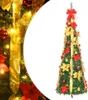 vidaXL Albero di Natale Artificiale Pop-Up 100 LED Verde Anteprima dell’immagine prodotto 7