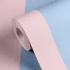 Streifentapete mit leichter Struktur – Blau, Rosa Produktbild-Vorschau 2