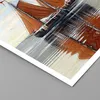 Poster - Poster ohne Rahmen - Segelschiffe Öl Orange - Produktbild-Vorschau 2
