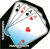 Harrows Marathon 4 Aces Standard Dart Flights Anteprima dell’immagine prodotto 1