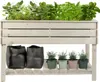 Mega Holz Balkon-Hochbeet - Kiefer - STELZO L 123x61x75 cm Produktbild-Vorschau 1